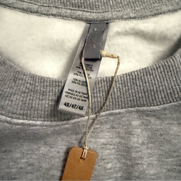 SKIMS COTTON FLEECE CLASSIC CREWNECK - Picture 7 of 8